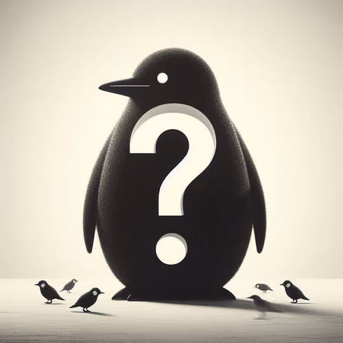 Pixel penguin