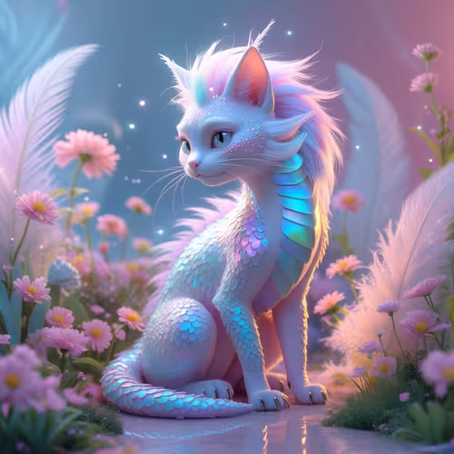 Mystique Celestial Feline Seraph