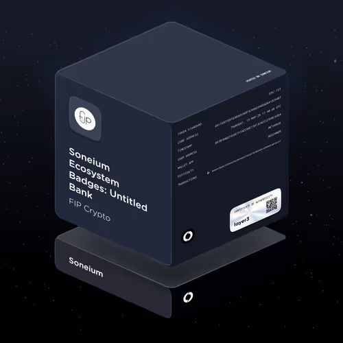 Soneium Ecosystem Badges: Untitled Bank