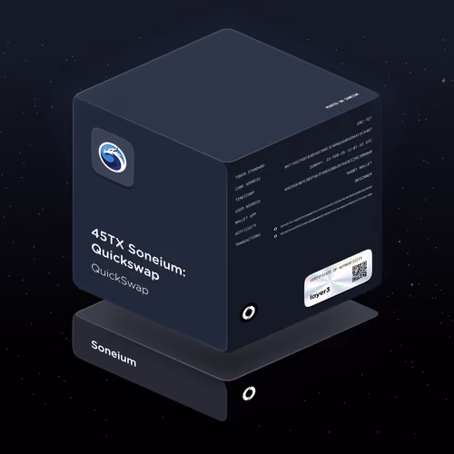 45TX Soneium: Quickswap