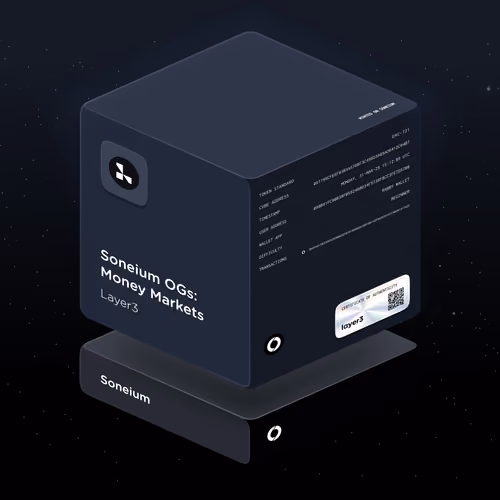 Soneium OGs: Money Markets