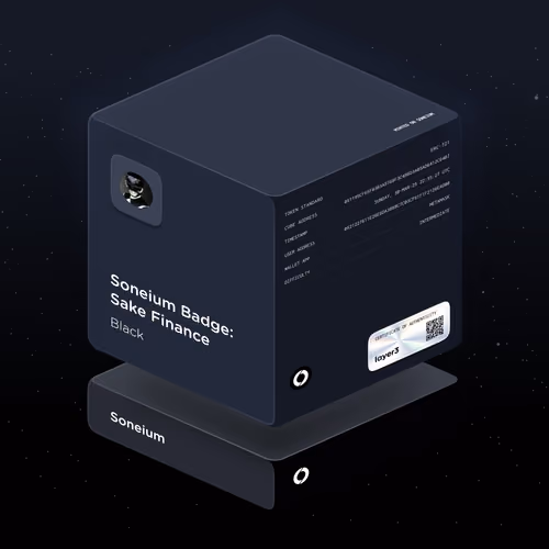 Soneium Badge: Sake Finance