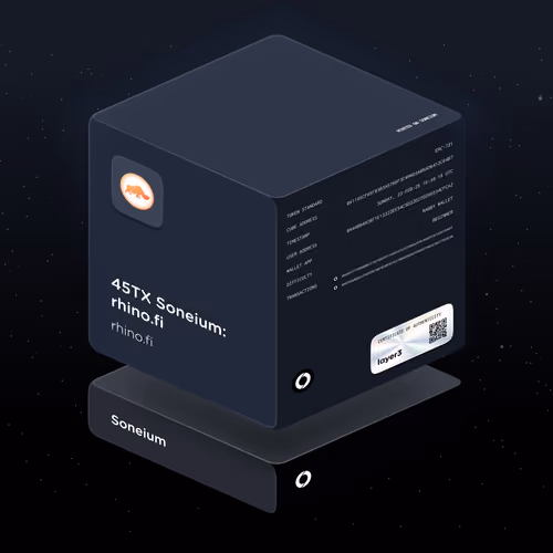 45TX Soneium: rhino.fi