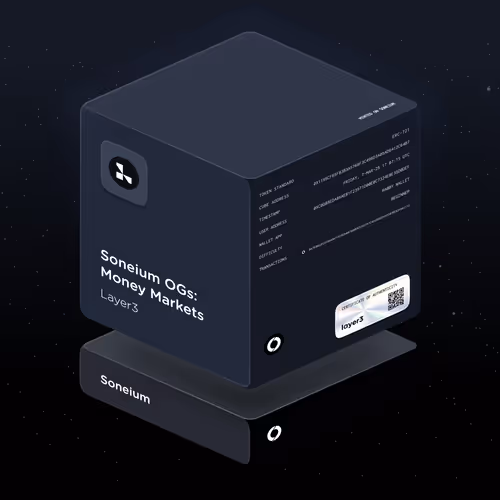 Soneium OGs: Money Markets