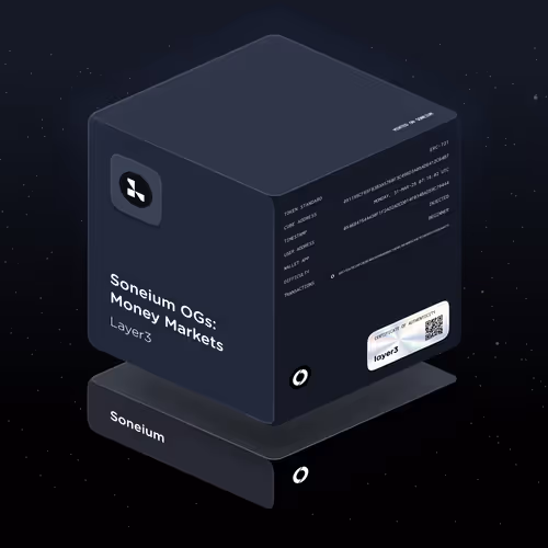 Soneium OGs: Money Markets