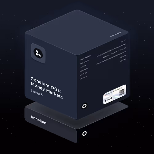 Soneium OGs: Money Markets