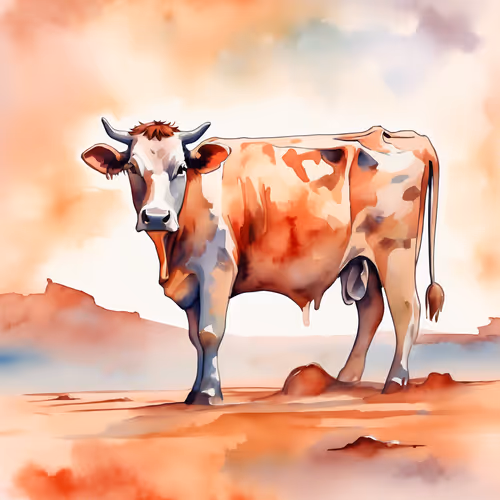 cow on mars