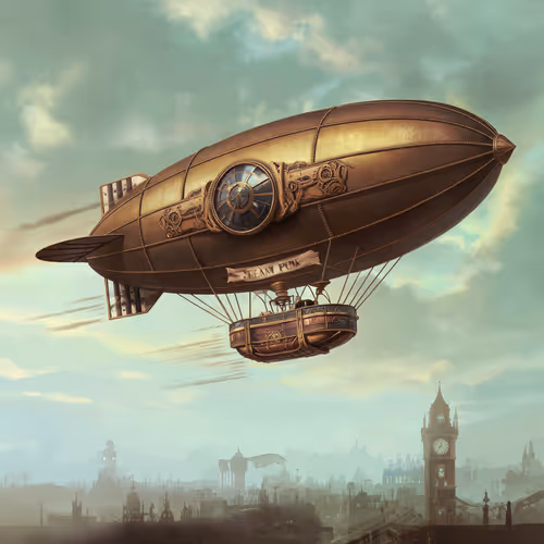 Steampunk Blimps Soneium