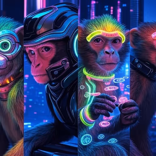 Neon Monkeys