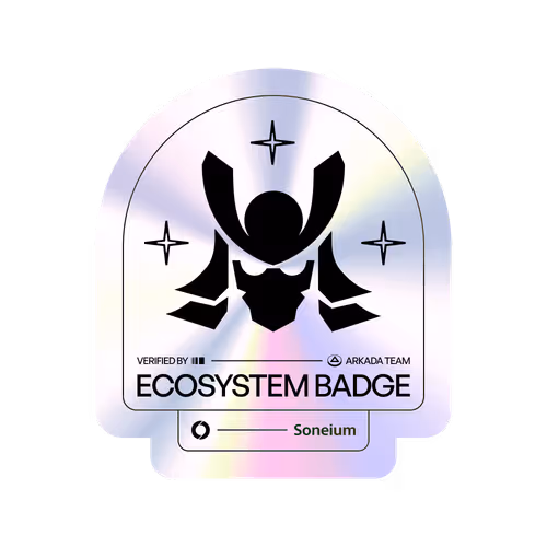 Arkada x Soneium Ecosystem Badge