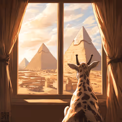 Pyramids from Paws Window