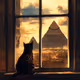 Pyramids from Paws Window
