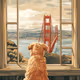 San Francisco from Paws Window