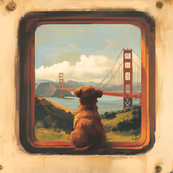 San Francisco from Paws Window