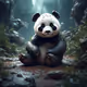 A cute panda