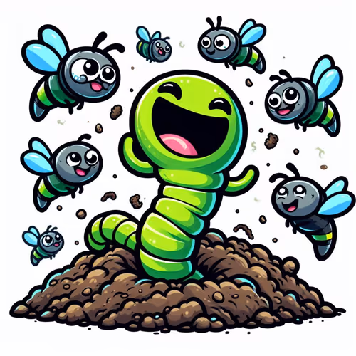 Wormy Happiness  1406