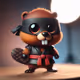 Cute Ninja Beaver