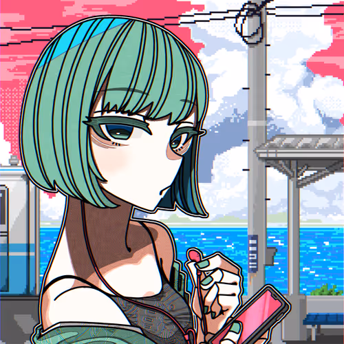 Memory of a Japanese landscapes and girs