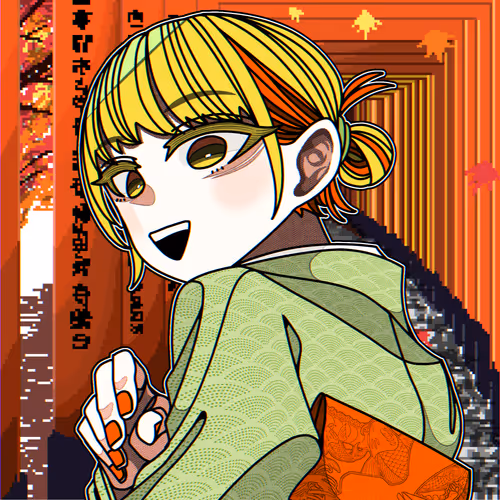 Memory of a Japanese landscapes and girs #17