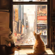 Times Square from Paws Window
