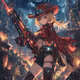Neon Seraph: Crimson Marshal