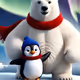Penguin and bear