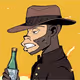 Apes cowboy