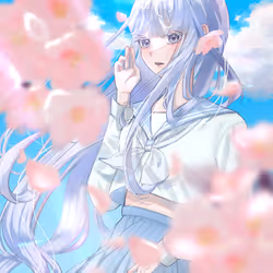 Cherry blossoms are dancing #15119