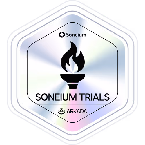 Arkada Soneium Trials Badge