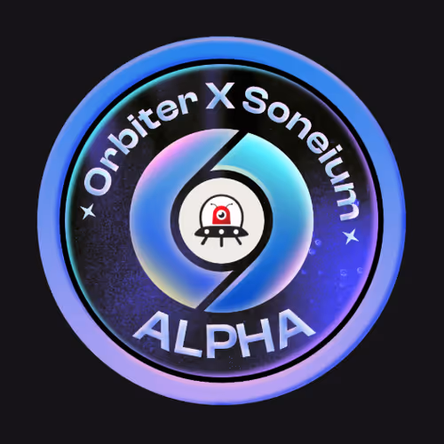 Alpha Soneium Bridge Badge