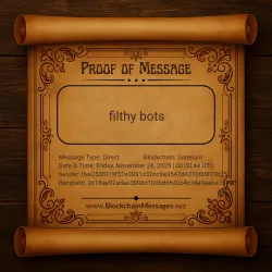Proof of Message #189733