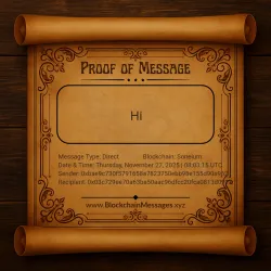 Proof of Message #181606