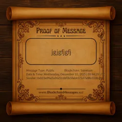 Proof of Message #201335