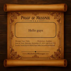 Proof of Message #180573