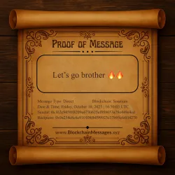 Proof of Message #164791