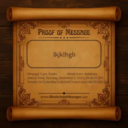 Proof of Message #201054