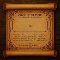 Proof of Message #192217
