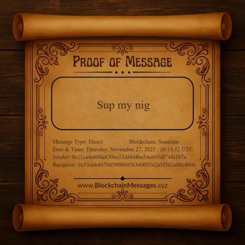 Proof of Message #182877