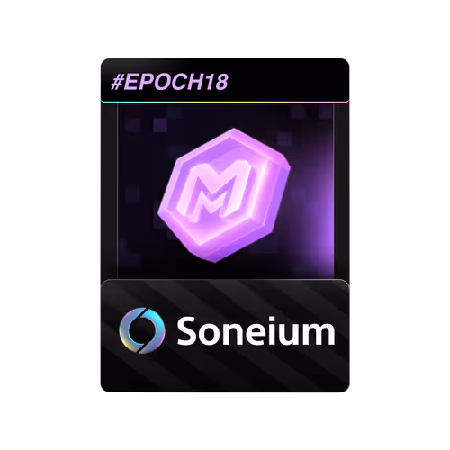 Epoch #18 on Soneium
