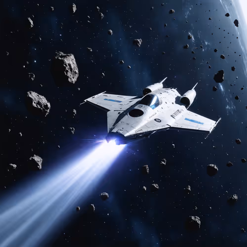 Researching dark asteroid