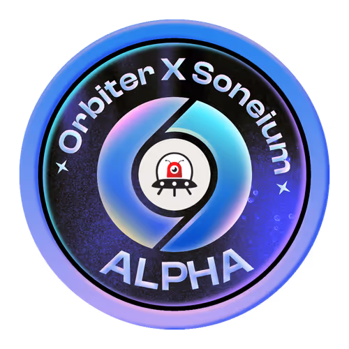 Alpha Soneium Bridge Badge