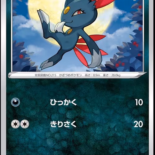 [C] Sneasel #62 Pokemon Japanese Star Birth