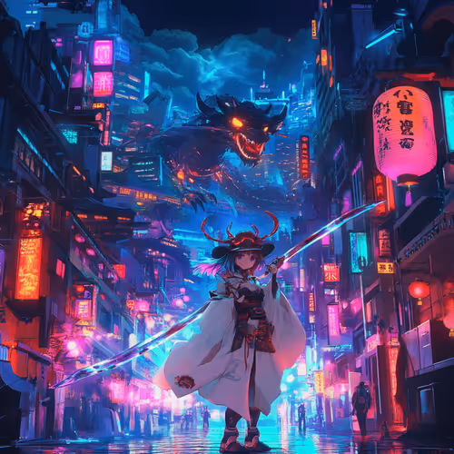 Neon Seraph: Dragon March