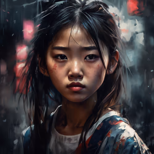 Asian teen Girl #1