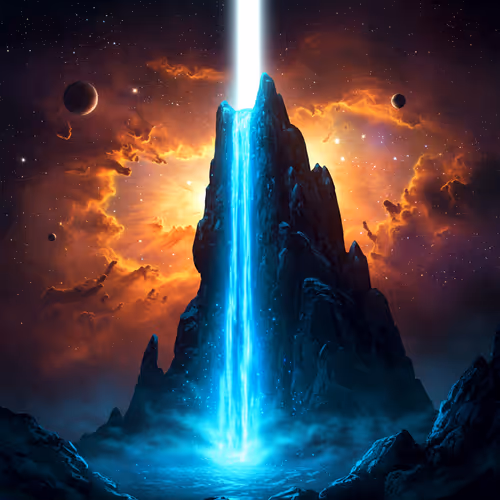 Cosmic Waterfall