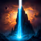 Cosmic Waterfall