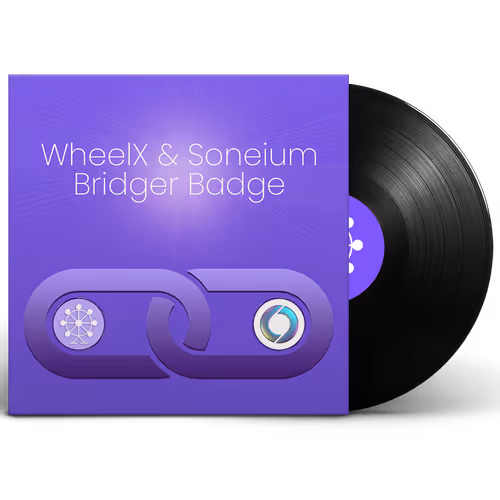 WheelX & Soneium Bridger Badge