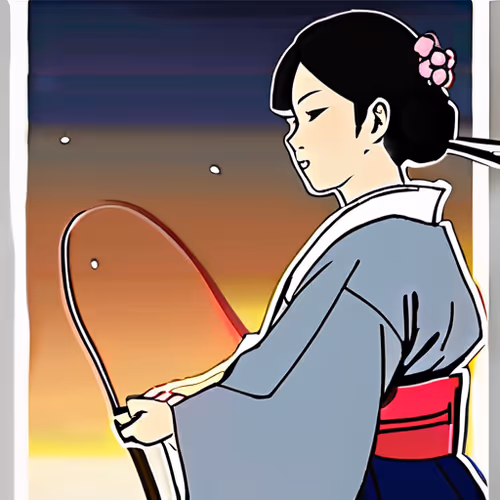 Ukiyo-e Sundown Tales #2736