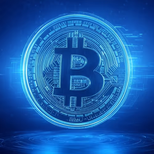 BLUE BITCOIN