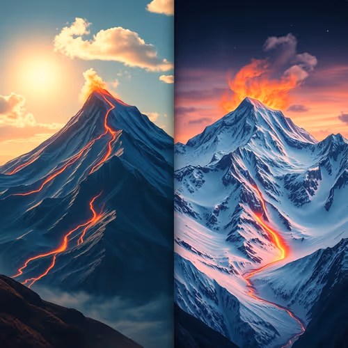 Dual Peaks of Eruption